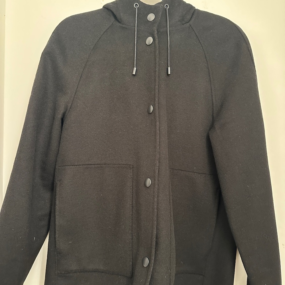 Banana Republic Black Wool Coat